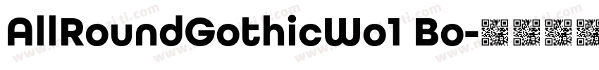 AllRoundGothicWo1 Bo字体转换